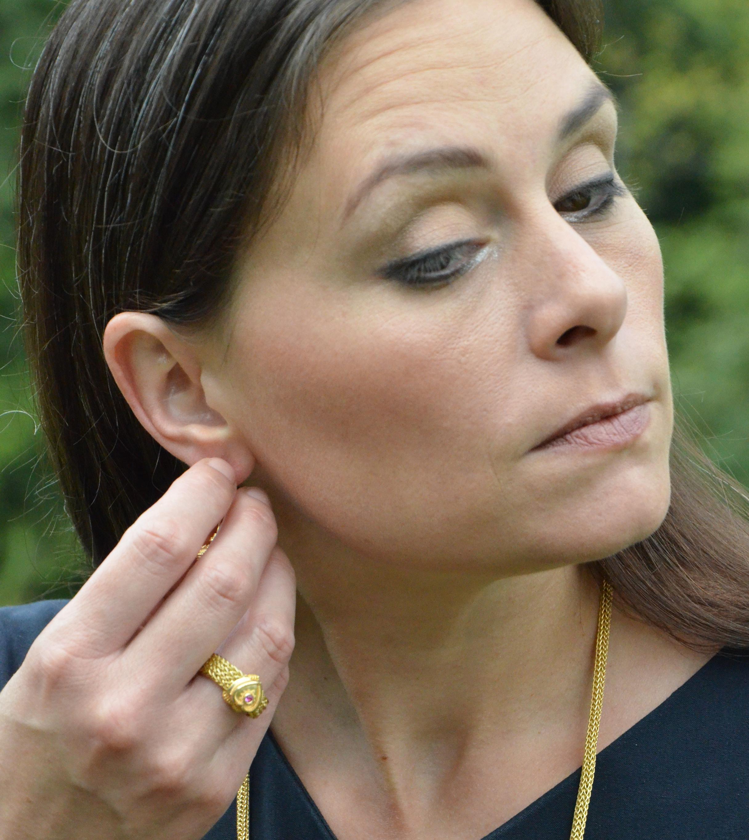 Pink Sapphire Heart Fashion Ring