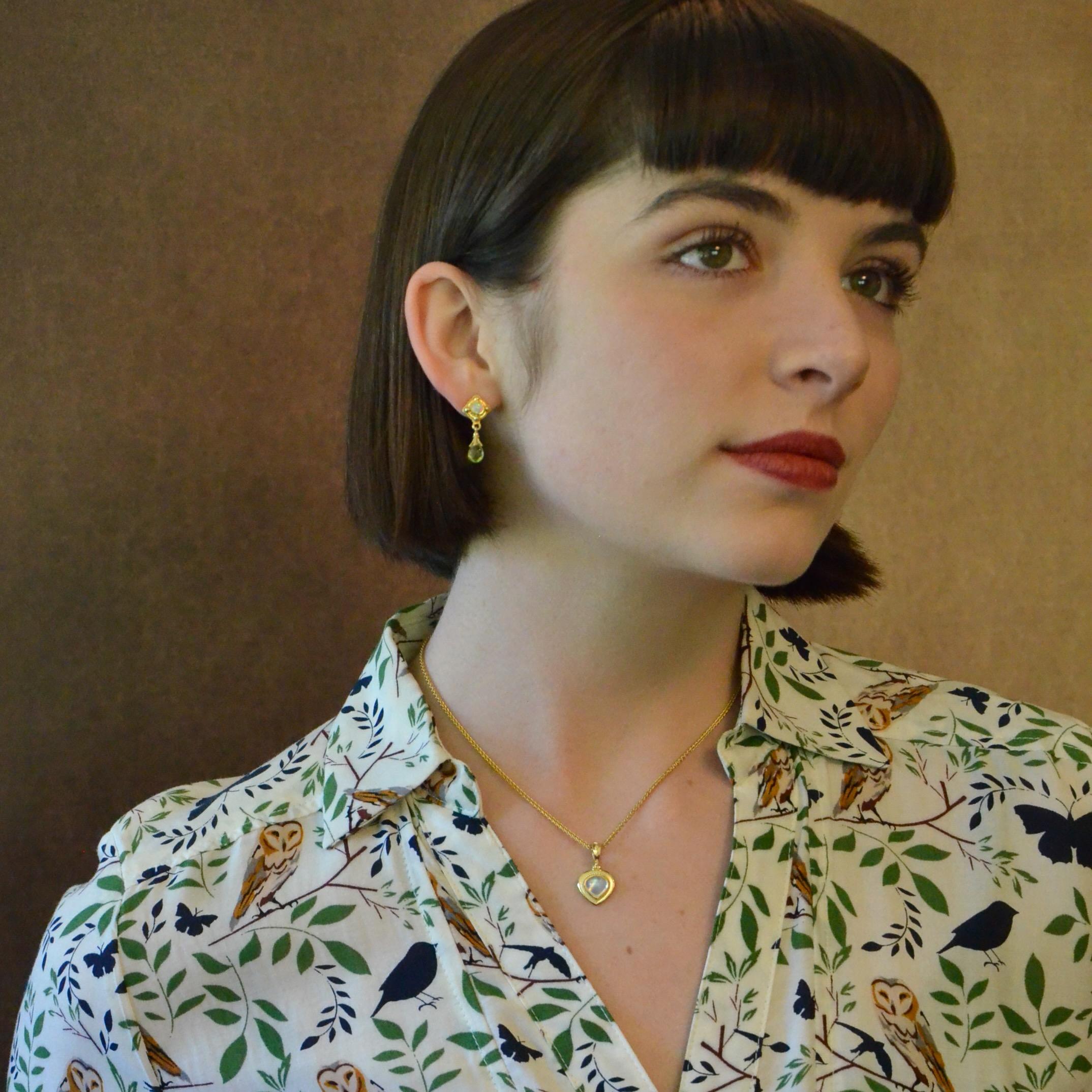 Rainbow Moonstone Pendant