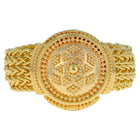 All Gold Round Chain Ring