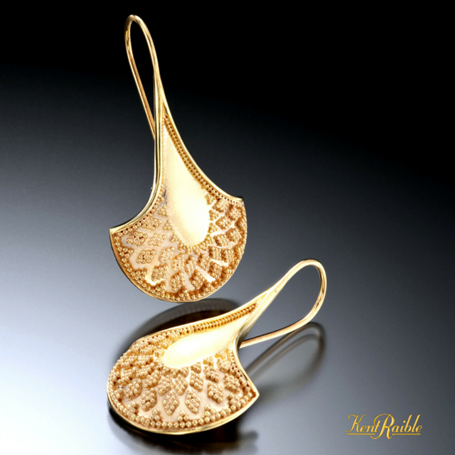 Fan Dangle Earrings