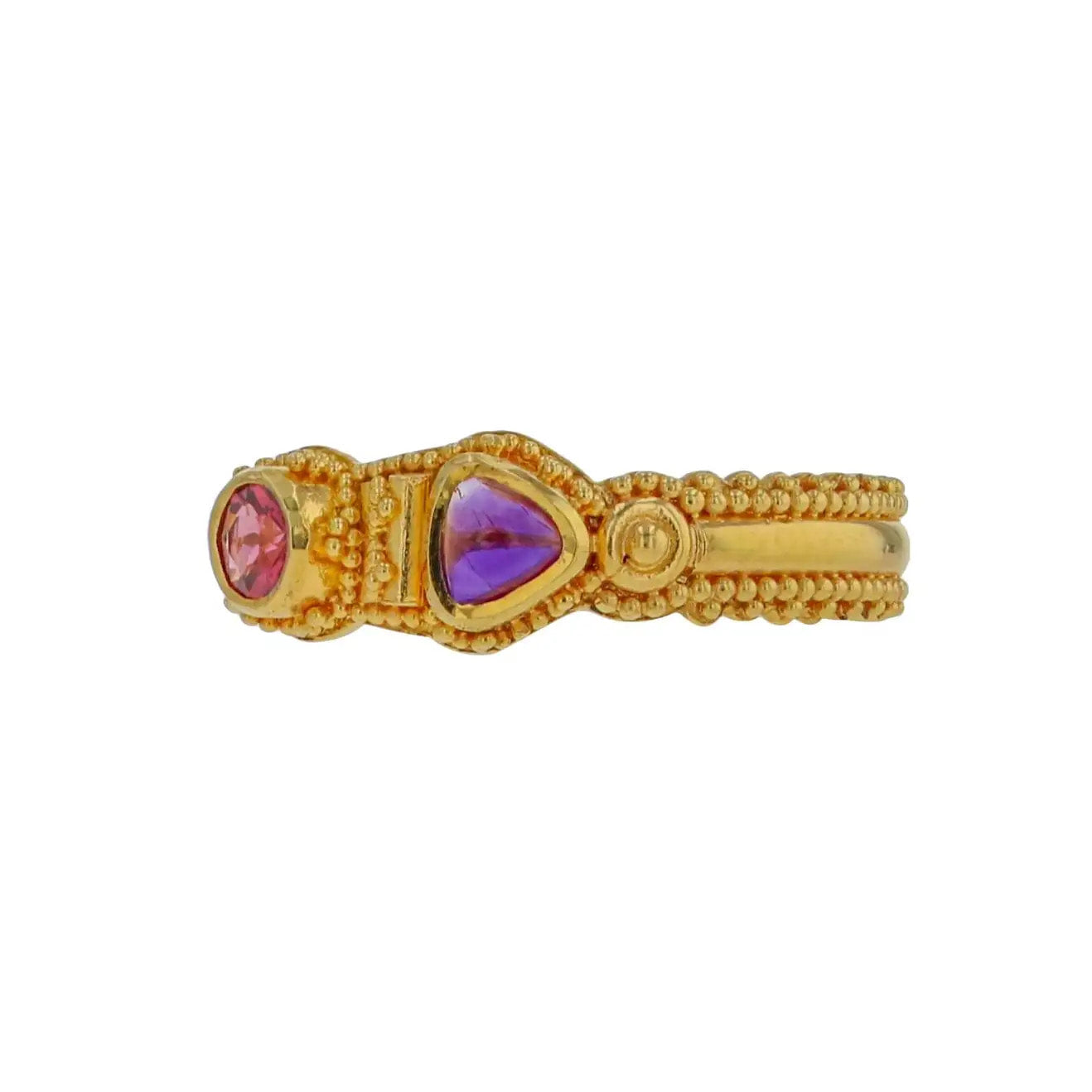 Rhodolite Garnet and Amethyst Ring