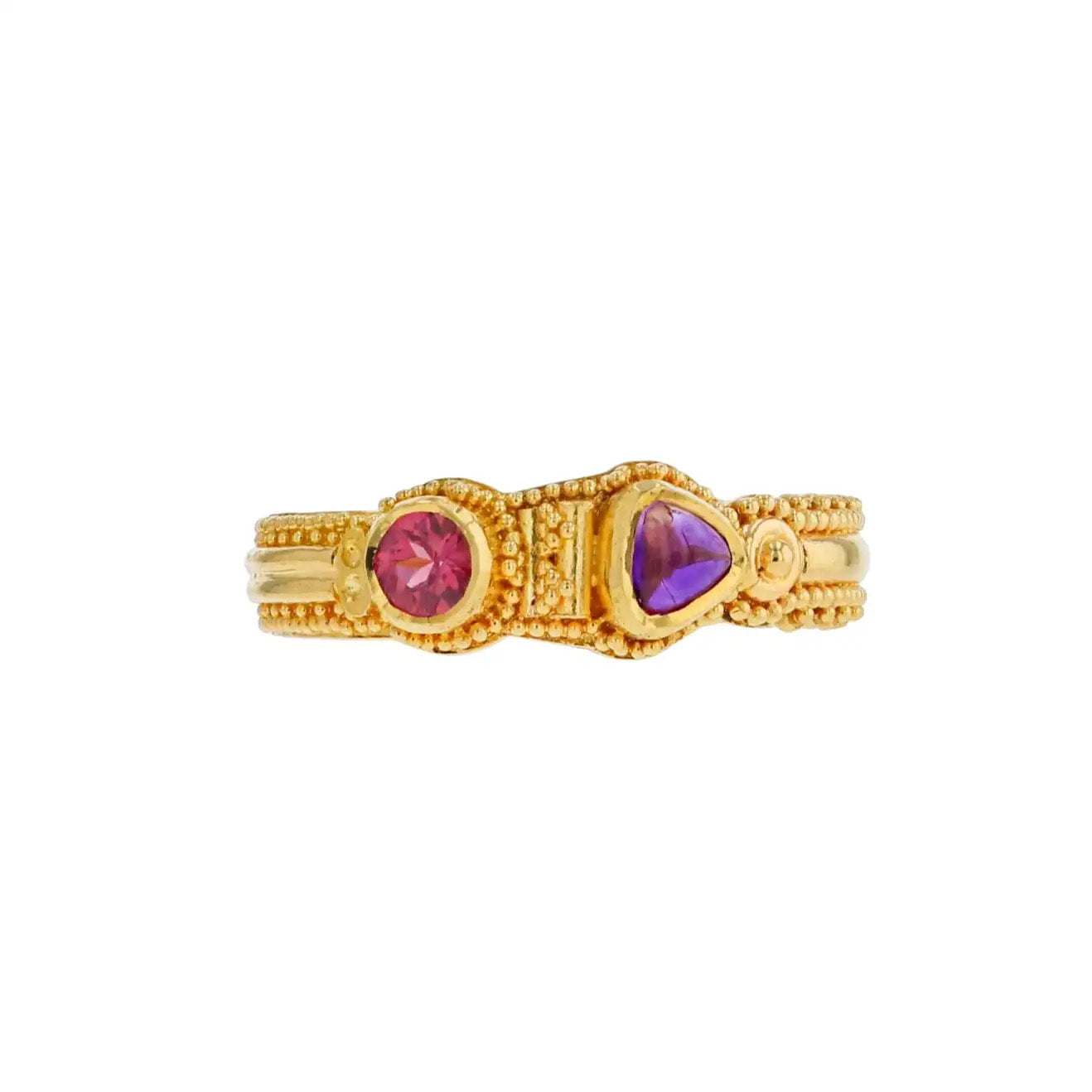 Rhodolite Garnet and Amethyst Ring