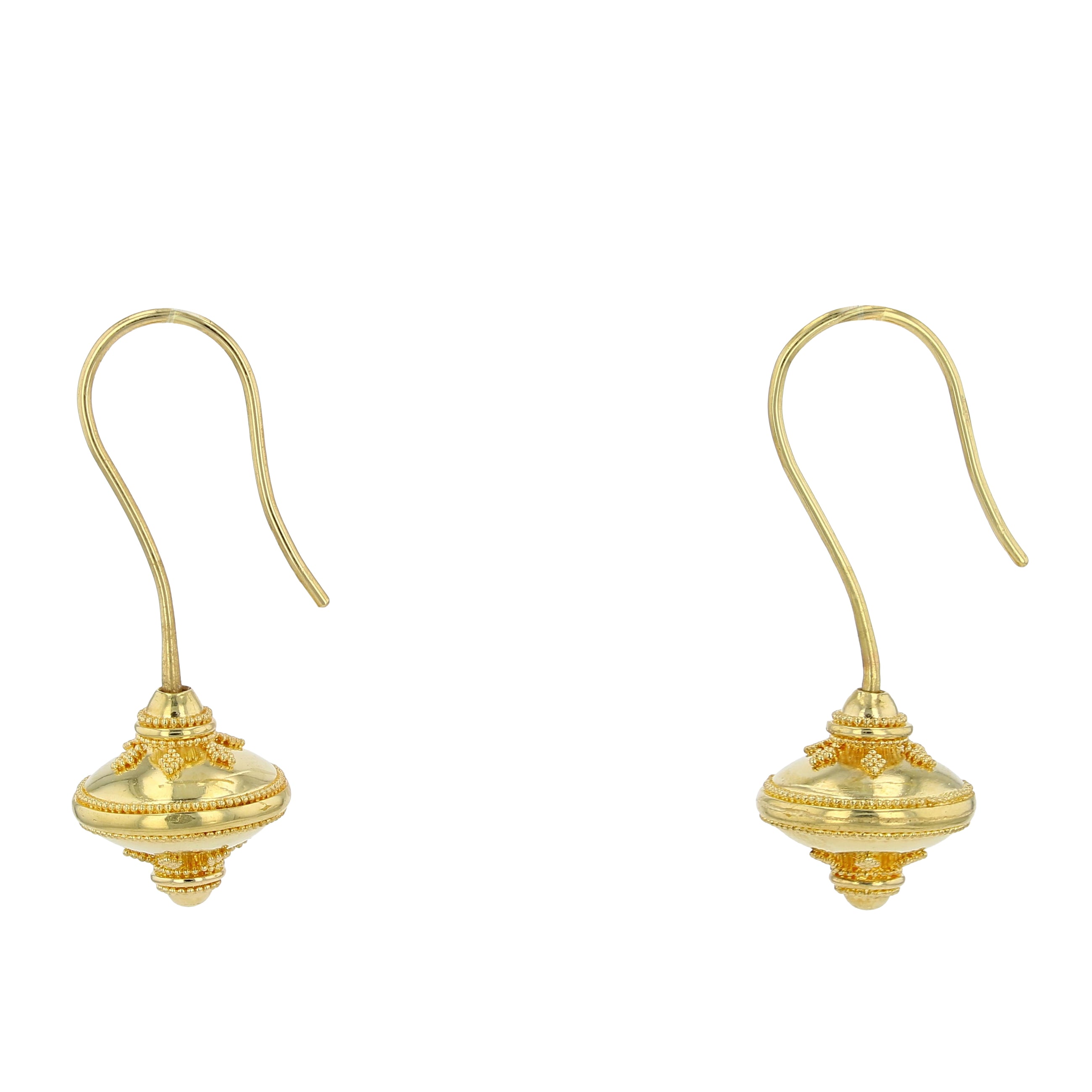 Flying Saucers Drop Dangle Earrings