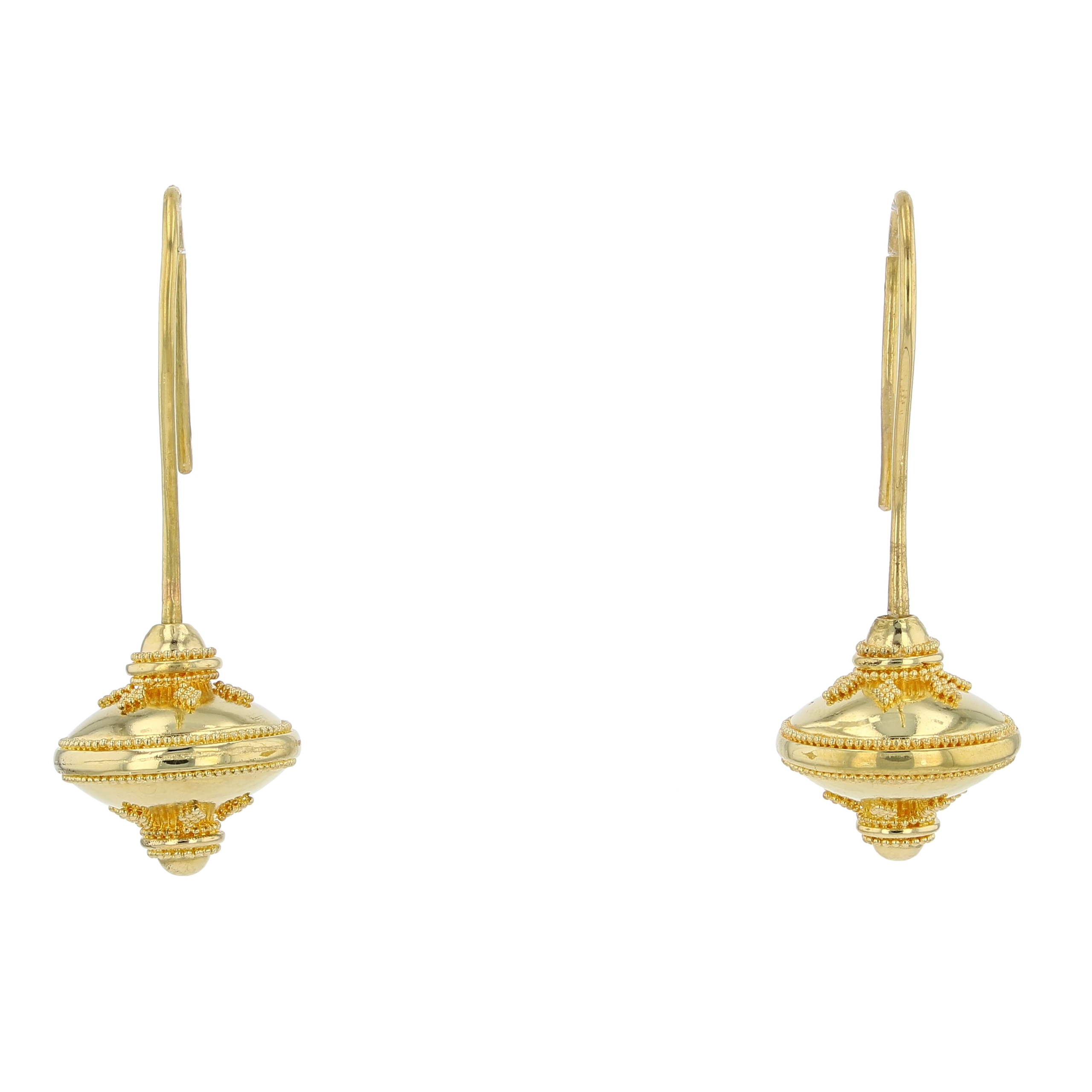 Flying Saucers Drop Dangle Earrings