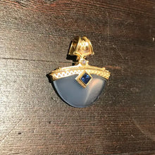 Chalcedony, Sapphire, Diamond Pendant Enhancer