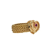 Pink Sapphire Heart Fashion Ring