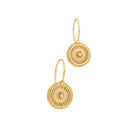 All Gold Coin Earrings