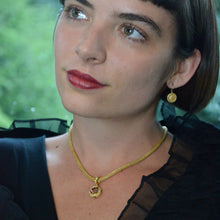 All Gold Coin Earrings