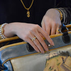 Trillion Aquamarine Solitaire Ring