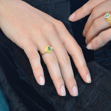 Deep Green Grossular Garnet Ring