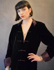 18Karat Gold Diamond, Ruby and Edison Pearl Pendant with Granulation