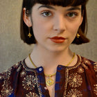 Flying Saucers Drop Dangle Earrings
