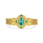 Seafoam Tourmaline Chain Bracelet