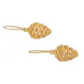 Kent Raible 18 Karat Gold Spiral Cone Earrings with Granulation Detail