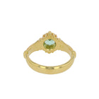 Solitare Ring with Seafoam Tourmaline