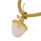 Ruby, Rose Quartz and Diamond Pendant Enhancer