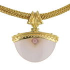 Ruby, Rose Quartz and Diamond Pendant Enhancer