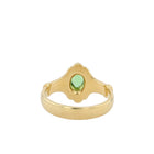 Deep Green Grossular Garnet Ring