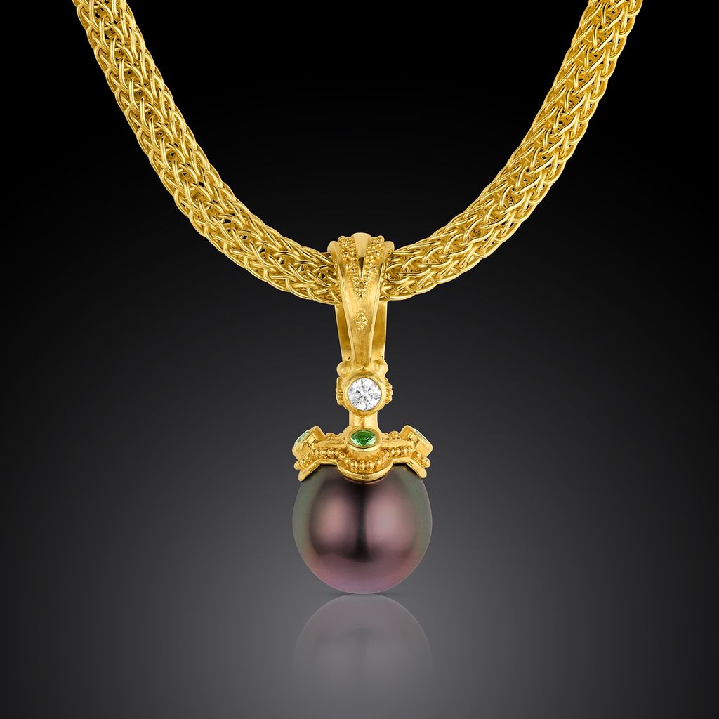 Black South Sea Pearl Pendant