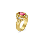 Hot Pink Magenta Sapphire Ring