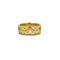 Gold and Platinum Band Ring with Diamonds