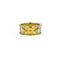 Gold and Platinum Band Ring with Diamonds