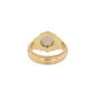 Kent Raible 18 Karat Tourmaline Ring with Gold Granulation
