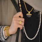 Ruby, Rose Quartz and Diamond Pendant Enhancer