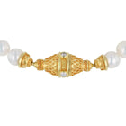 Kent Raible Double Strand Akoya Pearl Necklace, 18 K Gold and Diamond clasp