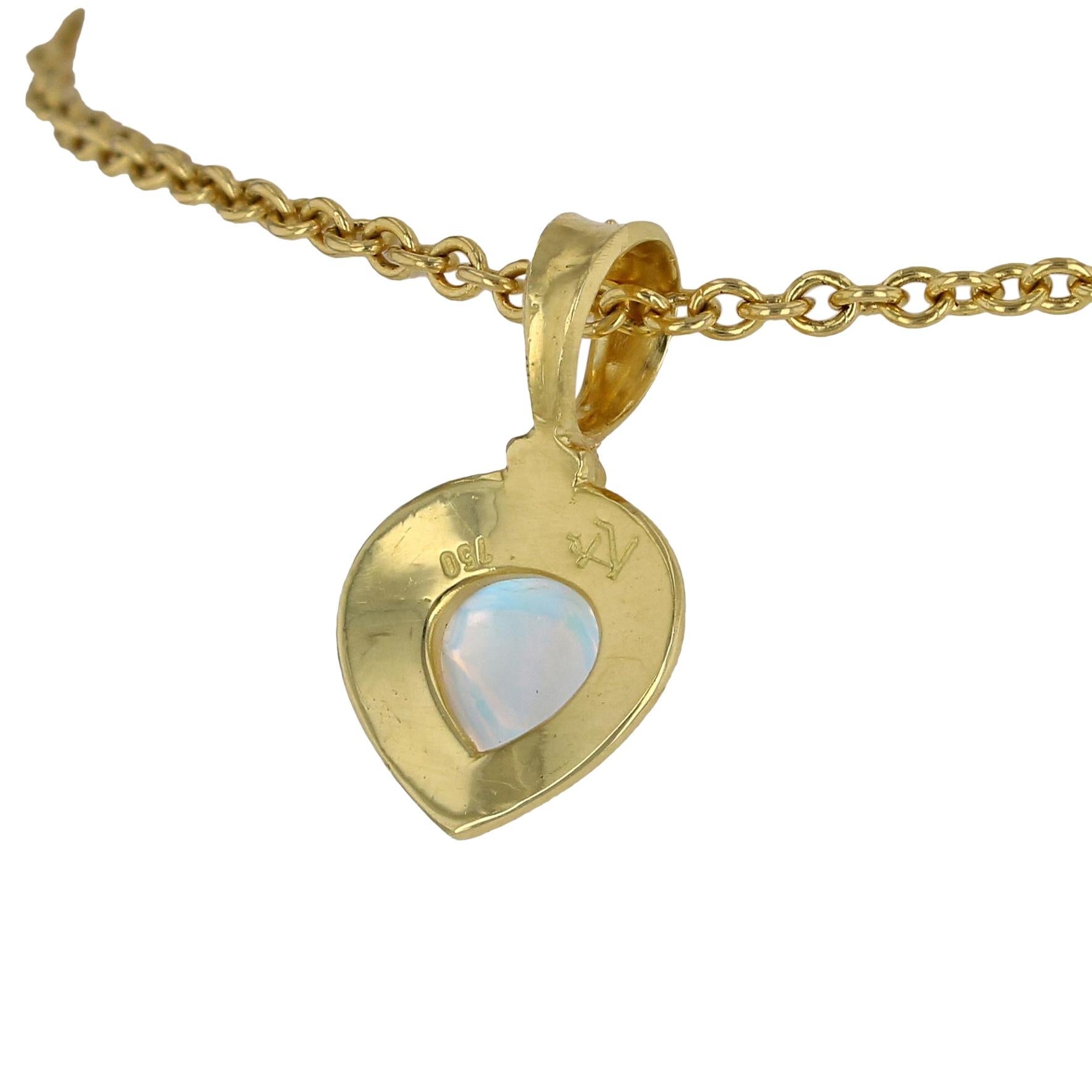 Rainbow Moonstone Pendant