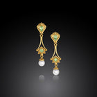 Green Grossular Garnets Earrings