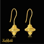 Small Flying Saucers Drop Dangle Earrings