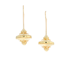 Small Flying Saucers Drop Dangle Earrings