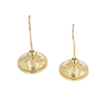Small Flying Saucers Drop Dangle Earrings