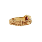Pink Tourmaline and Diamond Ring