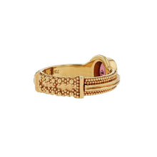 Pink Tourmaline and Diamond Ring