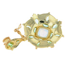 Rainbow Moonstone Mandala Pendant