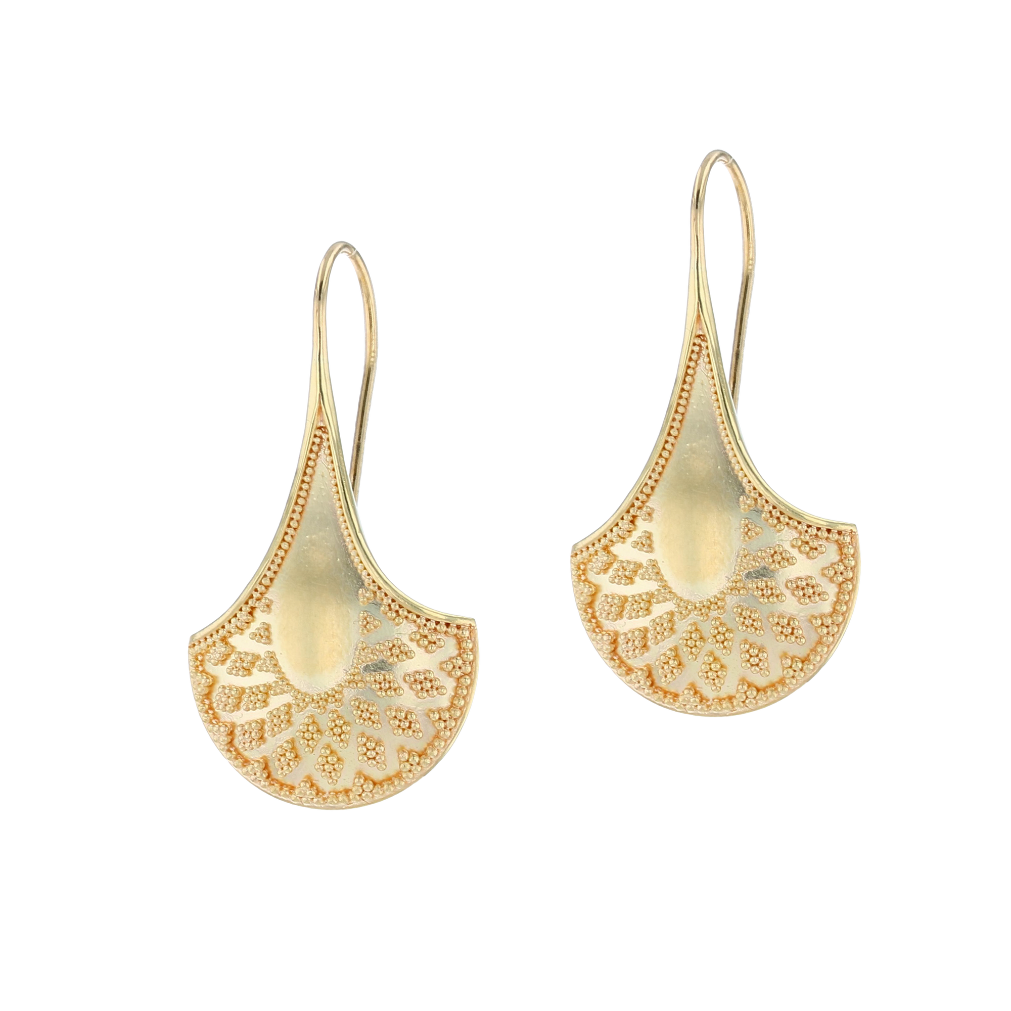 Fan Dangle Earrings
