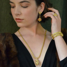 Hand Woven Chain, Shepherd's Hook Clasp