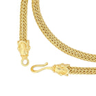 Hand Woven Chain, Shepherd's Hook Clasp