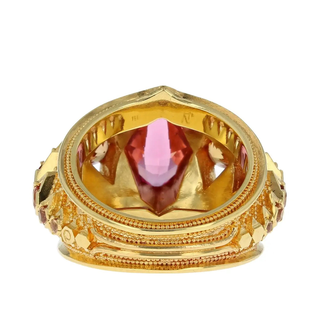 Spinel Sapphire Bespoke Cocktail Ring