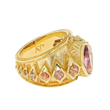 Spinel Sapphire Bespoke Cocktail Ring