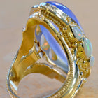 Chalcedony and Opal Cocktail Ring