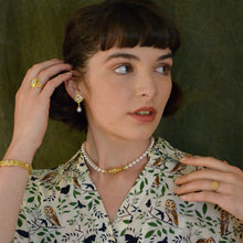 Akoya Pearl Necklace with Diamond clasp