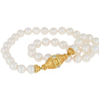 Akoya Pearl Necklace with Diamond clasp