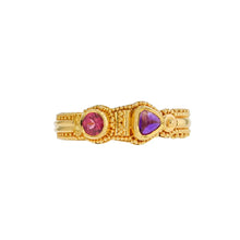 Rhodolite Garnet and Amethyst Ring