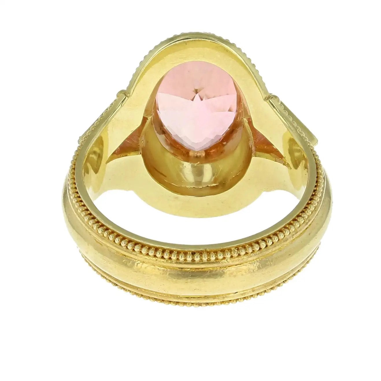 Pink Sapphire and Tourmaline Ring