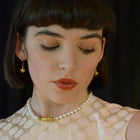 All Gold Acorn Drop Earrings
