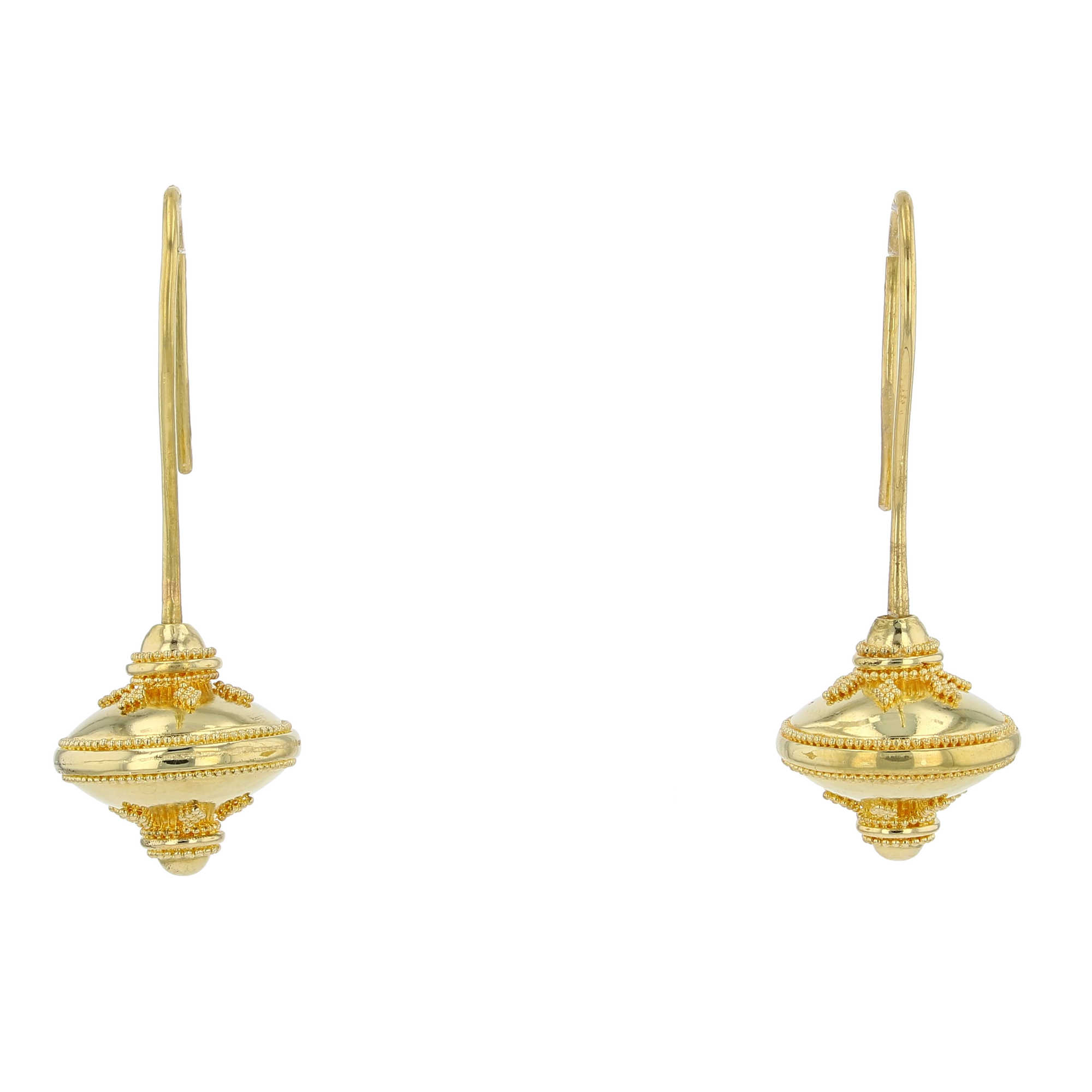 Flying Saucers Drop Dangle Earrings