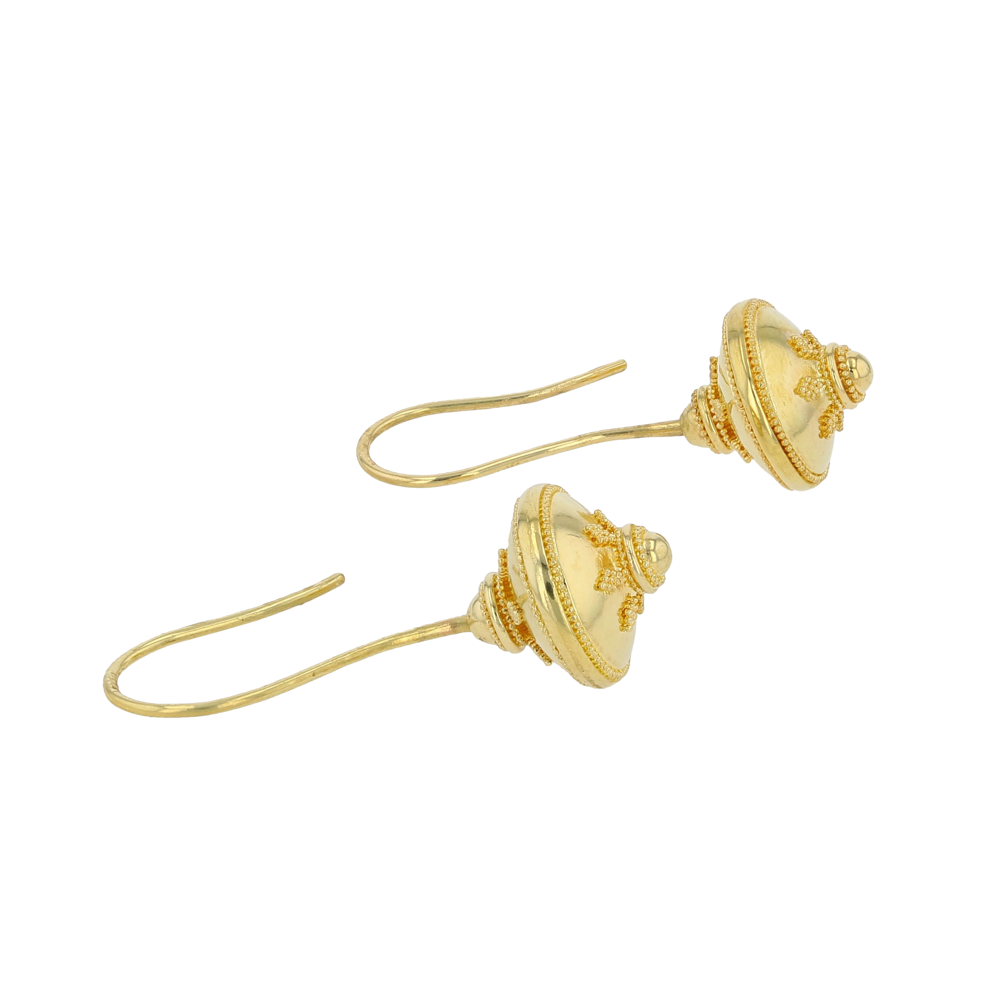 Flying Saucers Drop Dangle Earrings